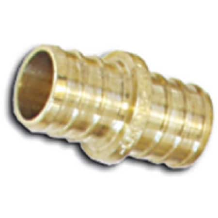 Homestead 0.37 x 0.37 in. Pex Brass Coupling HO832017